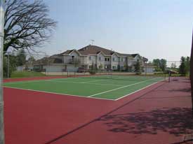 tennis courts